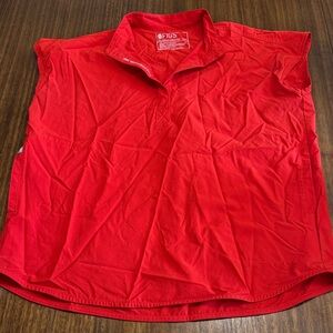 Figs Classic Red Women’s Sleeveless Scrub Top